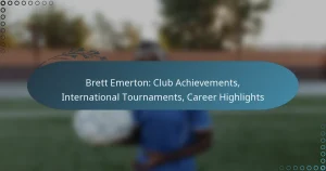 Read more about the article Brett Emerton: Club Achievements, International Tournaments, Career Highlights