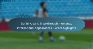 Read more about the article Daniel Arzani: Breakthrough moments, International appearances, Career highlights